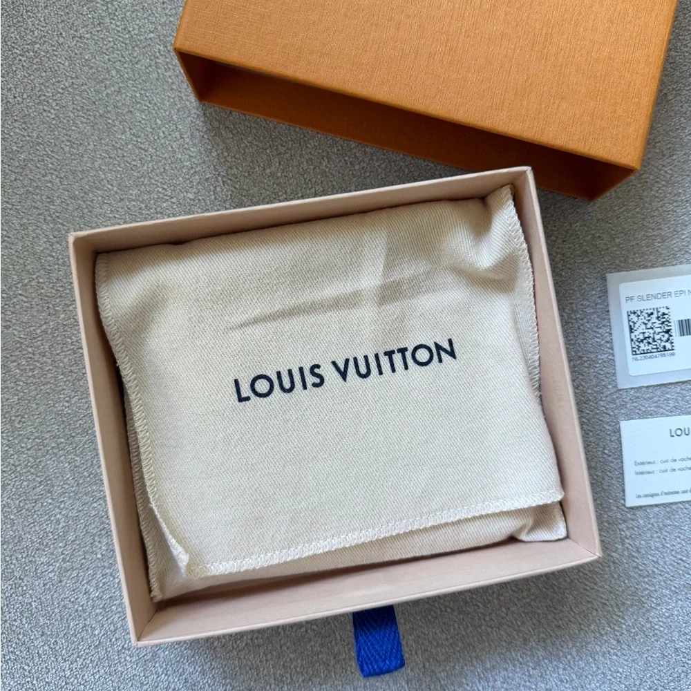 Louis Vuitton Black Epi Leather Multiple Wallet